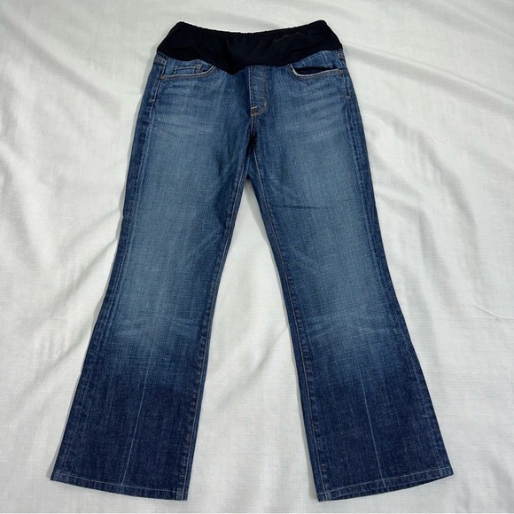 Citizens of Humanity size 32 x 27 Short Maternity Boot Cut Jeans - Picture 7 of 13